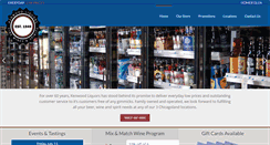 Desktop Screenshot of kenwoodliquors.biz